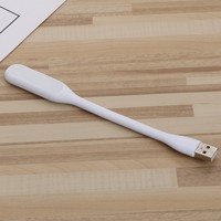 Lampu meja LED kecil grosir lampu buku USB tampilan OLED fleksibel untuk membaca malam kompatibel dengan Android buah notebook Desktop