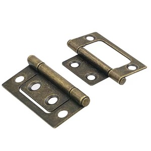 Bisagra retro antigua de 2 pulgadas para puerta de gabinete, diseño Madre e Hijo, de bronce, montaje en superficie, hierro antirrobo - Product Image 3