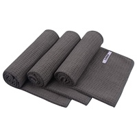 Serviette de sport en microfibre de haute qualité, tissage gaufré, absorbante, séchage rapide, antibactérienne, sans odeur, douce, sans peluches, personnalisée ECO
