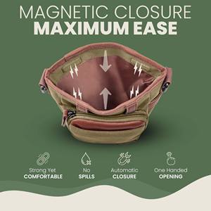 Free sample High Quality Lightweight <b>Dog</b> Training <b>Treat</b> Bag Portable Waterproof Crossbody Pet <b>Treat</b> <b>Pouch</b> Durable Polyester - Product Image 4