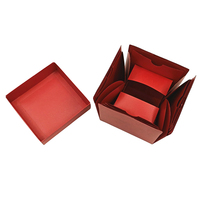 Boîte surprise en forme de cœur personnalisée, créative, haut de gamme, écologique, boîte cadeau multicouche rouge, Saint-Valentin, anniversaire