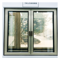 Ventana de PVC con Marco Delgado, Máxima Transmisión de Luz, Estilo Abatible para Exteriores, Hoteles, Sótanos, Apartamentos, con Persiana Enrollable