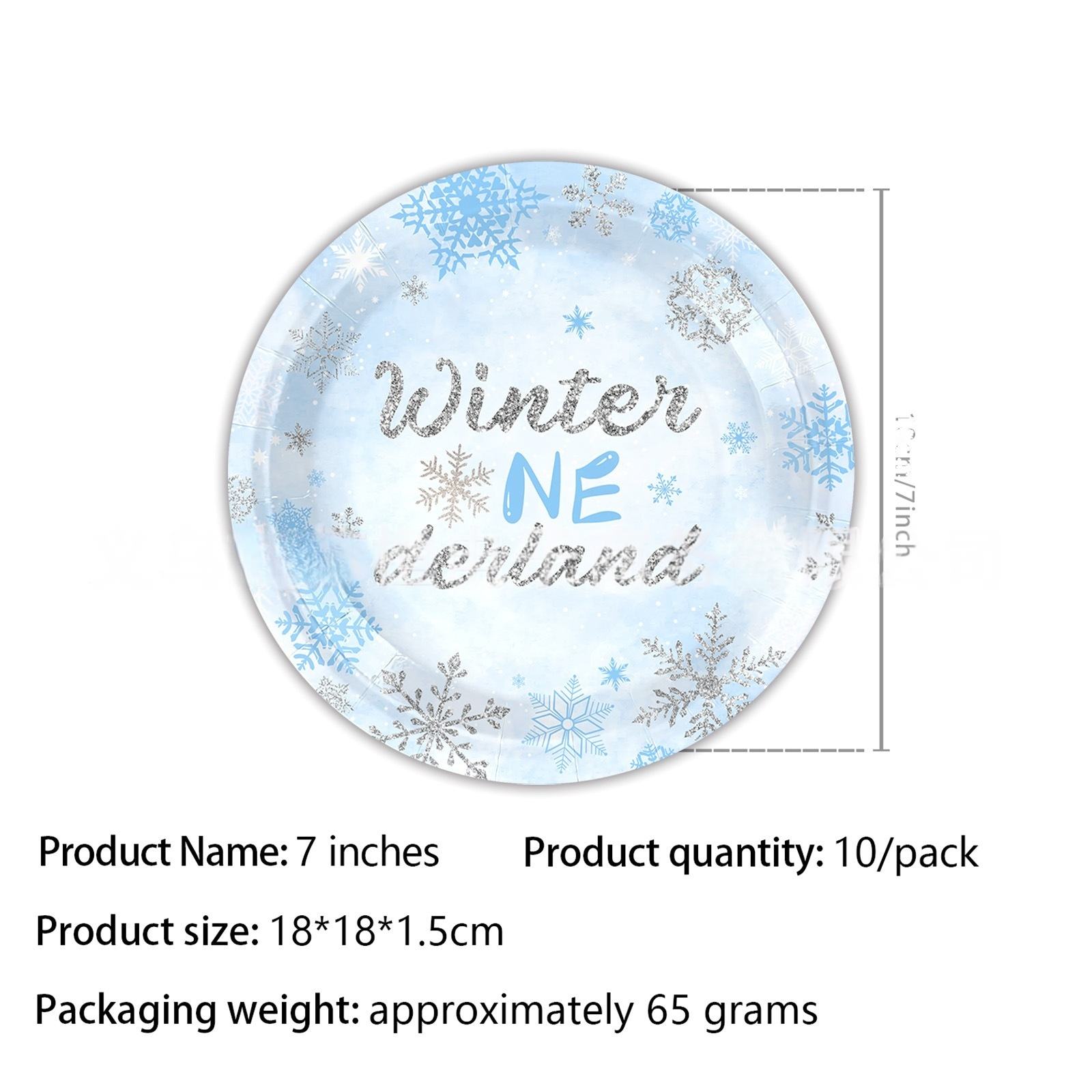 blue   7 inches * 10pcs