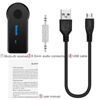 Meilleures ventes - Mini adaptateur audio sans fil portable pour voiture avec micro, dongle 3,5 mm AUX, récepteur émetteur Bluetooth pour voiture