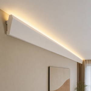 Moulures de <span class=keywords><strong>plafond</strong></span> <span class=keywords><strong>avec</strong></span> éclairage <span class=keywords><strong>LED</strong></span> pour la décoration intérieure de la maison - Product Image 5
