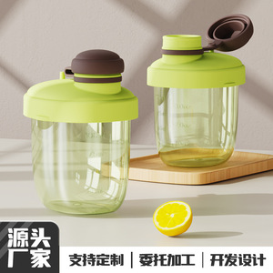 Baby Formula Dispenser 100ml Graduated Markings Airtight For Travel 0-12 Months Avocado Green - Product Image 3