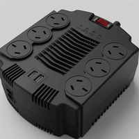 Régulateur de tension automatique (AVR) avec protection contre les surtensions 1000VA 2000VA et port USB, conforme aux normes argentinies
