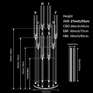 Bán Buôn Bàn Đám Cưới Trang Trí Lãng Mạn Bán Hàng Phổ Biến Cao Nến Chủ Sở Hữu Cho Đám Cưới Trang Trí Nhà - Product Image 6