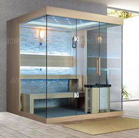 Sauna humide acrylique extérieur et intérieur hammam 6 personnes grande taille couleur blanche firbeglass turc hammam cabinice bain lounge