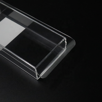 Boîte en plastique acrylique transparente et colorée, vente en gros