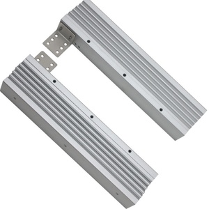 Sturdy Durable Gray Brushed Aluminum Profile Undermount Drawer Folding Table Slide Rail for Kitchen Outdoor Gym Bedroom Bathroom - Product Image 2