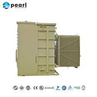 Transformateur immergé dans l'huile triphasé Pearl Electric 630KVA 24.9KV à montage sur socle, conception à faibles pertes, option antidéflagrante robuste