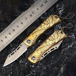 Couteau pliant en acier inoxydable pour l'extérieur, couteau de camping, d'escalade, d'autodéfense, de chasse, outils multi-usages EDC - Product Image 6