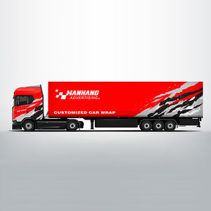 Peta Rute Truk Pengiriman Pembungkus Kendaraan Vinyl Anti Air Anti-UV - Product Image 5