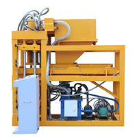 Équipement de compactage hydraulique pour briques de terre rouge SHM4-10, machine de moulage automatique pour blocs d'argile.