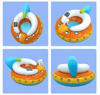 Portable gonflable flottant piscine d'eau chaise longue confortable anneau de natation siège pour enfants loisirs eau loisirs chaise