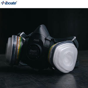 चीन 7500 हीपा फिल्टर संचालित एयर प्यूरीटिंग धूल गैस मास्क - Product Image 2