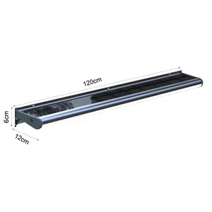 ソーラービルボードライトウォールライトアルミニウムチューブ60led 60cm 120cm12000mAh広告屋外照明