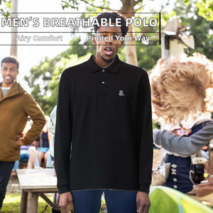 Camisa de Manga Larga para Hombre de Alta Calidad, Sólida, Casual, Transpirable, 100% Algodón, con Dos Botones, Personalizada, de Tela Jersey No Tejida - Product Image 2