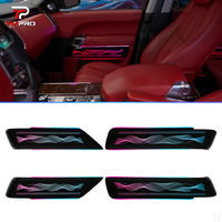 Lumière ambiante intérieure de voiture TMPRO LED, décorative, compatible avec Range Rover Vogue 2013-2017, accessoires de lumière modifiés