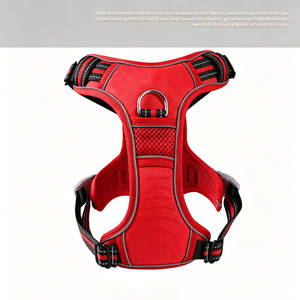 Dog Fashion <b>Pet</b> Chest Strap Traction Rope <b>Pet</b> Reflective Double Layer Vest Strap Medium Large Dog Explosion Proof Breaststrap - Product Image 4