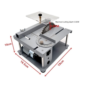 Sierra de Banco Portátil de Alta Precisión para Trabajos en Madera, 220v, con Mesa Deslizante Horizontal y Componentes de Motor - Product Image 2