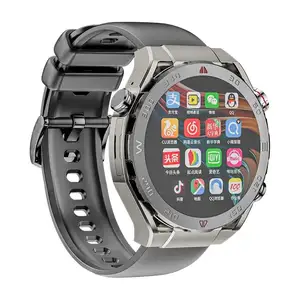 4g Sim çağrı VP600 Android akıllı saat 2024 4gb + 64gb bellek ile 800mah pil 4g Sim kart spor Relogio Amoled Smartwatch