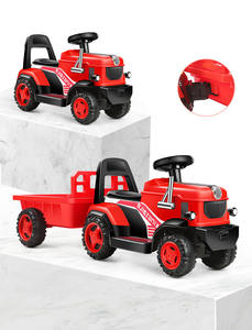 Tractor CAR53 <span class=keywords><strong>con</strong></span> Cubo, Coche Eléctrico <span class=keywords><strong>Infantil</strong></span> de Gran Tamaño <span class=keywords><strong>con</strong></span> Capacidad para Cuatro Personas, Coche de Carga <span class=keywords><strong>con</strong></span> Cuatro Ruedas, Coche Eléctrico para Niños - Product Image 3