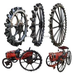 Meilleur vendeur en asie pour tracteurs agricoles de riz pneus agricoles remplacés par des roues solides en caoutchouc à semelle étroite