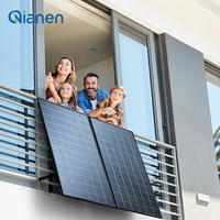 Système solaire photovoltaïque domestique compact QIANEN 1200W avec contrôleur MPPT, micro-onduleur en silicium polycristallin pour balcons – Installation rapide