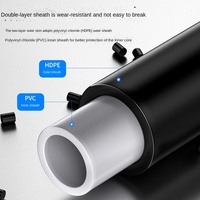 Cable de Red para Exteriores Kneysum Cat5E/Cat6 - Resistente al Agua, Monitoreo POE, Cobre Libre de Oxígeno, Par Trenzado de 8 Conductores