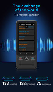 T18 Smart AI Voice con traducción instantánea de fotos Interpretación multilingüe en tiempo real Pantalla táctil Traductor certificado CE FCC - Product Image 3