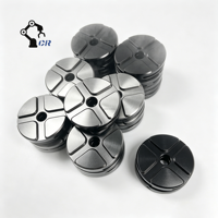 Coupleur d'arbre flexible en aluminium à section transversale, anodisé noir, avec amortisseur, pour module d'entraînement de moteur pas à pas, service de traitement sur mesure