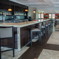 Comptoir de caisse/bar de restaurant de type Hot Pot et BBQ, design moderne, forme personnalisée