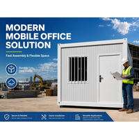 Maisons conteneurs modulaires démontables 10ft 20ft 40ft, portables avec conception respirante pour jardins, chambres et espaces de vie