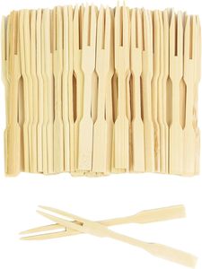 Tre Món Khai Vị Dforks Cocktail Răng Picks Mini Dforks Cho Charcuterie Phụ Kiện Thực Phẩm Chọn Cho Món Khai Vị Cocktail Trái Cây Gỗ - Product Image 3