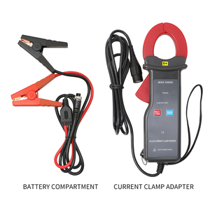 Xe Pin Tester 12V 24V 100-2000cca chì-axit Pin alternator Tester tải Tester được xây dựng trong máy in với hiện tại kẹp - Product Image 4