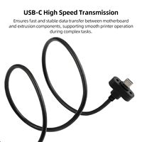 Kabel Penghubung USB Snapmaker U1 Toolhead Baru dengan Sekrup Pengikat, Kabel Pengganti Suku Cadang Printer 3D
