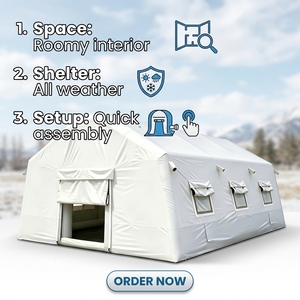 Carpa Médica Inflable Hermética de Instalación Rápida, Lona de PVC, Hospital Móvil Inflable, Carpa de <span class=keywords><strong>Camping</strong></span> para Equipo de Búsqueda y Rescate - Product Image 3