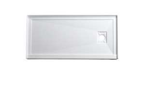 Base de plato de ducha de acrílico blanco de 60 "x 30" con cubierta de drenaje de acrílico certificado CUPC - Product Image 2