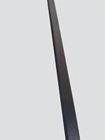 Barre d'espacement en aluminium anodisé noir pour vitrage isolant IGU, fenêtre à double vitrage, mur-rideau, trou de déshumidification pré-percé