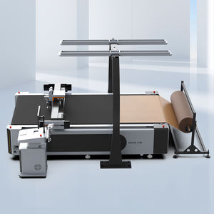 Macchina per il taglio tessile in pelle CNC per abbigliamento in tessuto di abbigliamento con alimentazione automatica AOL Flatbed Digital Cutter - Product Image 3