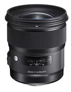 Used Sigmas 24mm f/1.4 DG HSM Art Lens, Sonys E Mount, Full Frame Wide Angle <b>Prime</b> Lens A015 ready ti ship - Product Image 2