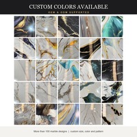 Autocollant mural en PVC imitation marbre, papier adhésif pour salle de bain, douche, cuisine, crédence, vinyle décoratif amovible