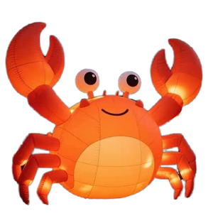 عرض ساخن: دمى قابلة للنفخ على شكل سرطان البحر والكركند مع أضواء LED، خيام تنكرية قابلة للنفخ للإعلان في الفعاليات والحفلات والمهرجانات - Product Image 1