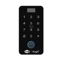 WIFI Tuya Smart Outdoor IP65 Waterproof Door Lock Access Control System Standalone Biometric Fingerprint Card Reader
