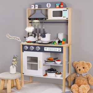 Outil multi-accessoires Montessori pour enfants, jeu éducatif d'apprentissage, <span class=keywords><strong>cuisine</strong></span> en bois, simulation, jouet pour enfants - Product Image 2
