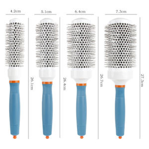 Peine de barril de moda con tecnología nano cerámica iónica resistente al calor, antiestático, para peluquería, de nailon, acetato, ABS, PC, para viajes y hoteles. - Product Image 5