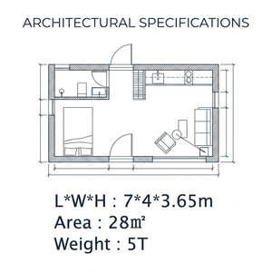Casa Prefabricada Modular de Lujo <span class=keywords><strong>para</strong></span> Resorts <span class=keywords><strong>en</strong></span> Islas y Viviendas <span class=keywords><strong>en</strong></span> <span class=keywords><strong>la</strong></span> <span class=keywords><strong>Playa</strong></span> - Product Image 3