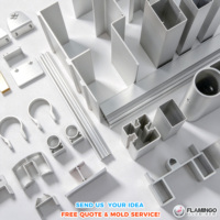 Profils d'extrusion en aluminium sur mesure, adaptés selon les dessins et les échantillons, formes diversifiées avec fabrication sur mesure